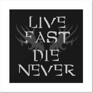 ANGEL - LIVE FAST DIE NEVER Posters and Art